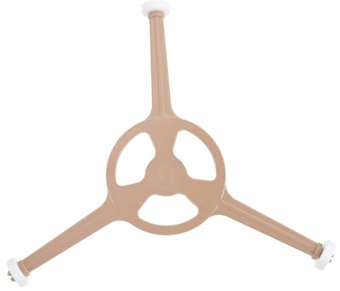 BESTonZON Microwave Roller Support Triple Arm Microwave Oven Turntable Rings Rotating Ring Roller Glass Plate Tray Support Holder for Microwave Oven Glass Flat Turntable Plate