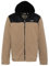 Schott NYC Swward2 Felpa in Pile con Cappuccio, Beige, 27 W Uomo