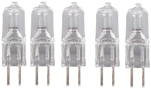 JZLBBC PCS Halogen Bulbs GY6.35 24V 50W Halogen Light Bulbs G6.35 24V 100W Halogen Pin Base Lamp Warm White,50W