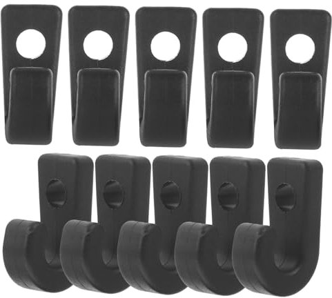 POPETPOP 10 Pack Kayak Replacement Parts Sturdy Boat Mooring Hook Design for Outdoor Activities Boating