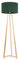 ValueLights | Natural Wood Tripod Floor Lamp with Forest Green Fabric Drum Lampshade Living Room Light | Floor Lamps, Home Décor & Improvement Essential