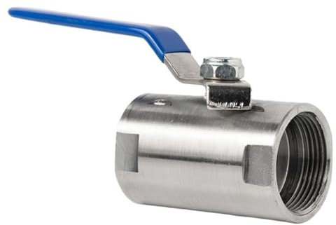 RAMBEX Robinet À Boisseau Sphérique Cantonais en Acier Inoxydable, 1/2 3/4 1, 1 2 3/4, 1 4 5 6 7 8 9 10 12 14 16 18 20 22 24 26 28 30 32 34 36 38 40 42 4(1)