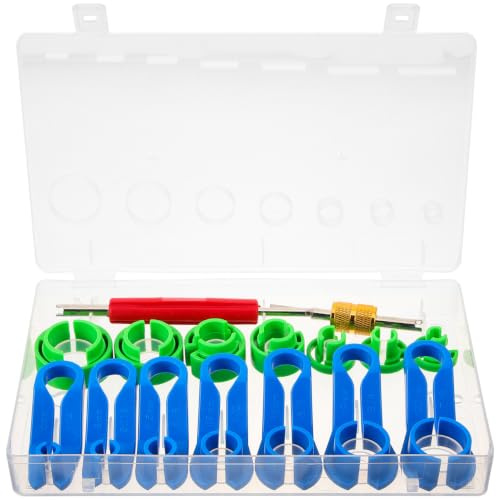 Healifty Outil deconnexion Conduite Carburant et kit Outils climatisation Voiture: Plastique Anti-Rayures pour extracteur raccord Rapide et Pince durite Essence