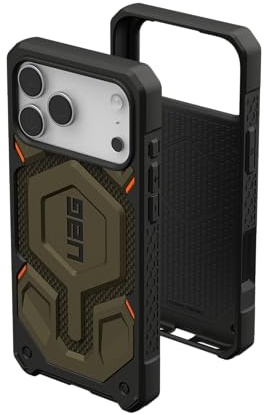 URBAN ARMOR GEAR Monarch Pro Hülle für iPhone 17 Pro Max | Passgenau | 7,6m Fallschutz| Magnetmodul | Erhöhte Ränder | Alle Ports erreichbar | Wabenstruktur für extra Stabilität