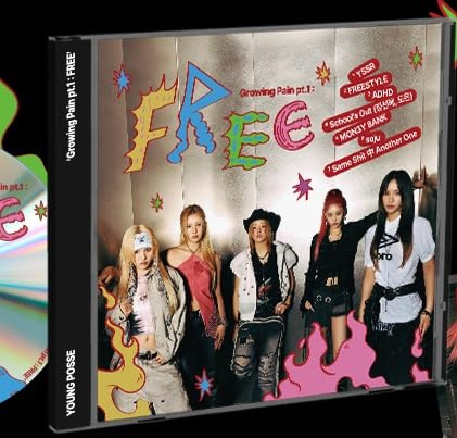 YOUNG POSSE - 4th EP Album [Growing Pain pt.1: FREE] Jewel Case Ver.