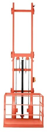 Montacargas Elevador doméstico con capacidad de carga máxima 1000 kg, plataforma elevadora hidráulica pequeña, elevador almacén simple Plataforma elevadora de materiales