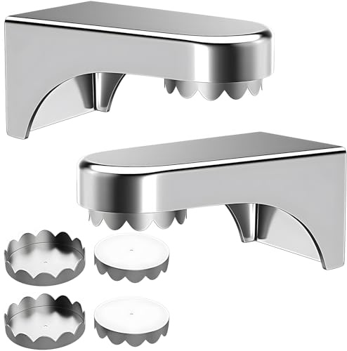 2 Stücke Seifenschale Einfach zu Bedienen, Seifenhalter Magnet Ohne Bohren, Silber Seifenschalen Wandmontage für Verwendung auf Spiegeln, Fliesen, Glas und Anderen glatten Oberflächen