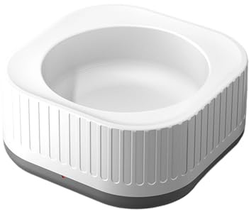 MURYE Gamelle d'eau chauffante pour chats, chiens, lapins, oiseaux avec température constante - Utilisation en extérieur - Chauffage pour chats