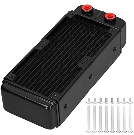 Water Cooling Radiator Mini Aluminum Alloy Heat Dissipation Computer CPU Liquid Cooler High Efficiency Cooling System for PC Gaming and Industrial Applications 200x85x50mm