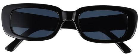 LALADEFIEE Quadratische und Reisen Kleidungsstilen Verschiedenen zu Passend Sonnenbrille in Schwarz Mitpc Material Design Klappbar Sommerstimmung Unisex für Beim