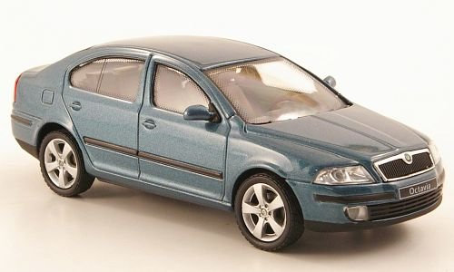 Skoda Octavia Limousine, met.-hellgrün, Modellauto, Abrex 1:43
