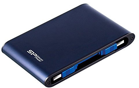 Silicon Power Hard Disk Esterno 2TB (HDD), 2.5con interfaccia USB 3.0, Armor A80, antiurto, resistente all'acqua