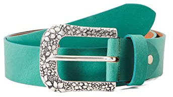 MGM Damen Gürtel Floral, Gr. 85 cm, Grün (Grün-asi 5)