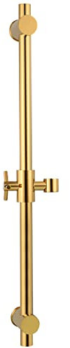 CIENCIA BJ4022 Barre de douche, variable, en laiton, 66 cm, doré titane, pour douchette à main, douche