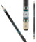 Meucci MECAS03 Poolqueue Stick mit schwarzem Punktschaft