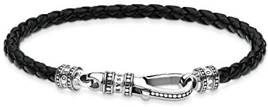 Thomas Sabo Lederarmband Karabiner 925 Sterling Silber A1931-682-11-L17