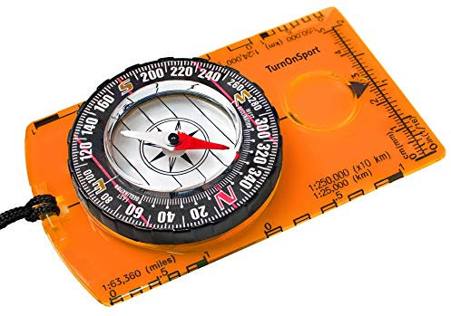 Orientierungskompass – Wandern Rucksackreisen Kompass Fortschrittlicher Scout für Camping und Navigation Boy Kinder Professioneller Feldkompass zum Kartenlesen Beste Survival Geschenke