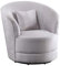 Atlantic Home Collection Sessel Colin, 360Grad, Samt, Grau, BxTxH: 84cm x 85cm x 84 cm