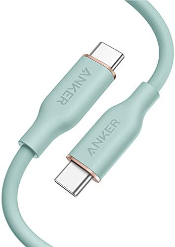 Anker USB-C to USB-C Cable, 643 Cable 100W 3ft, USB 2.0 Type C Charging Cable Fast Charge for MacBook Pro 2020, iPad Pro 2020, iPad Air 4, iPad Mini 6, Galaxy S21, Pixel, Switch (Mint Green)