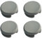 Rinbers Pack of 4 3D Analog Joystick Button Control Cover Thumbstick Circle Pad Cap Replacement for Nintendo 2DS 3DS 3DS XL LL New 2DS XL New 3DS New 3DS XL LL