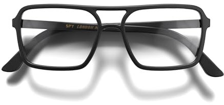 LONDON MOLE Brillen | Spy Lesebrille | Rechteckige Gläser | Coole Leser | Designer-Brille | Herren/Damen-Lesebrille | Unisex | Federscharniere