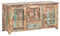 Woodkings Waschtisch Blue Lagoon I massiv Holz Mango I Waschtischunterschrank Doppelwaschtisch Badmöbel Badezimmer Möbel farbig Unterschrank Badschrank Südsee-Feeling