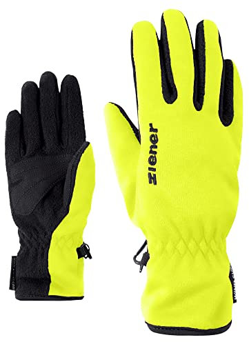 Ziener Kinder LIMPORT Funktions- / Outdoor-Handschuhe | Winddicht atmungsaktiv, poison yellow, 7