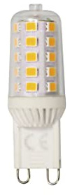 Xavax LED-Lampe G9, 300lm, ersetzt 28W, Stecksockellampe, dimmbar, warmweiß
