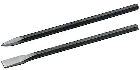 1PEZZO SCALPELLO DA ELETTRICISTA mm 10 x 250 a punta