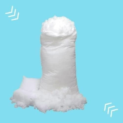 Vingardium Leviosa 100% Polyester Füllmaterial–Hochwertige Kissenfüllung, Bastelwatte, Füllwatte für kuscheltiere, DIY Projekte, kissenfüllung, Kuscheltiere – Weiß, Weich & Waschbar Watte (500g)