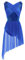 Lyrische Tanzkost�me Frauen Moderne Contemporary Tanz Kost�me Damen Ballettanzug �rmellos Tanzkleid Ballettkleid Pailletten T�llkleid Asymmetrische Gymnastik Leotard Kleid Ballett Trikot K�nigsblau XL