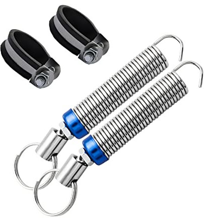 CGEAMDY 2 Piezas Muelle de Tapa para Maletero de Coche, Muelle Metálico Ajustable para Elevación Automática de la Tapa del Maletero del Coche, Accesorio de Elevación para Dispositivo de Herramienta