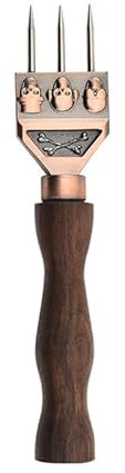 WUURAA Dreizackiges Eismesser Aus Edelstahl Eispickel Mit Massivem Holzgriff Eiscrusher Cocktail Barzubehör Eispickel Brechen Von EIS