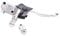 Brembo Pompa freno assiale anteriore PS10mm corpo/leva argento con serbatoio integrato