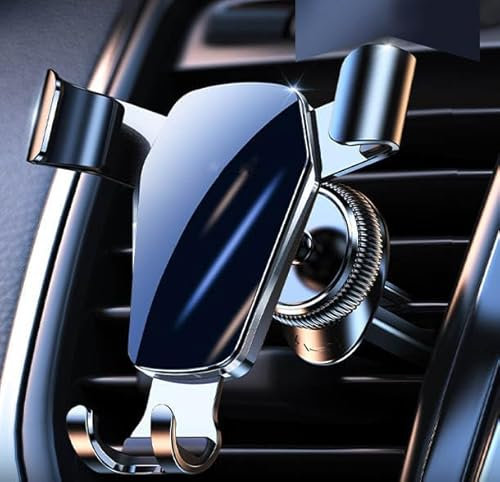 QPDDFG Handyhalterung Auto für Ford Kuga Ecosport Explorer F150, Handyhalter fürs Auto Lüftung, 360° Drehbar KFZ HandyHalterung Handyhalter Auto, Smartphone Autohalterung Zubehör,A Black