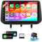 【8 Kern 2+64G】 Hodozzy Carplay Autoradio für Opel Meriva B 2009-2014 Android Autoradio mit Navi,9 Zoll Touchscreen mit Android Auto/WiFi/GPS/RDS/FM/Bluetooth/USB/DSP