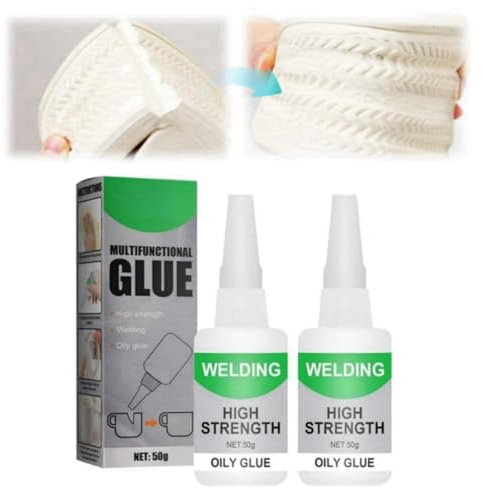 High Strength Oily Glue - Bonds Metal to Metal, Strong for Plastic & Shoe Repair