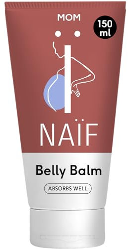 Naïf - Reichhaltiger Pflegebalsam - Schwangerschaftsbalsam - Schwangerschaftsstreifen Creme - Anti-Dehnungsstreifen - Dehnungsstreifen- 150ml