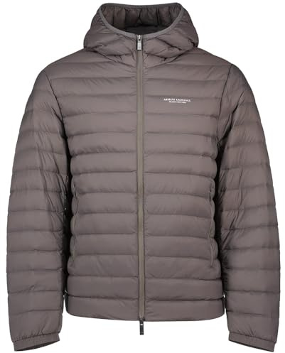 Armani Exchange Herren Essential, Long Sleeve Padded Side Lettering Logo Jacket