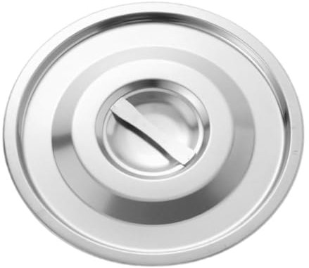 LOVIVER Frying Pot Cover Pot Lid Professional Stainless Steel Replacement Skillet Cookware Lid Frying Pan for Skillets, 23cm