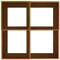 vidaXL Fioriera da Giardino 100x100x48 cm in Acciaio Inossidabile