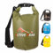 Active Peak® Dry Bag wasserdichte Roll-Top Tasche 2L 5L 10L 20L; Extrem Robuster Outdoor Packsack Seesack mit Schultergurt; Schwimm-, Strand-, & Boottasche inkl. Handyhülle (Armygrün, 20 Liter)