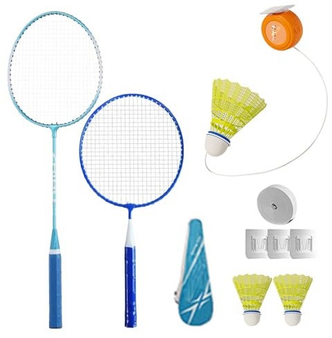 Badminton Training Device, tragbare automatische Rebound Shuttlecock, 3,15 x 1,57 Zoll Tennisübung-Tool, praktische Anfängerunterstützung, ideal für Training und Können