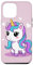 Cute and Cheerful Happy Style Rainbow Kawaii Unicorn Case for iPhone 12 Pro Max
