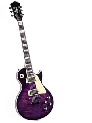 Chitarra Elettrica Viola A 6 Corde Acero E Fondo In Mogano Chitarre Elettriche Principianti