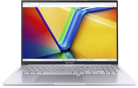 ASUS Vivobook 16 Laptop 16” AMD Ryzen 5 16GB RAM 512GB SSD Silver