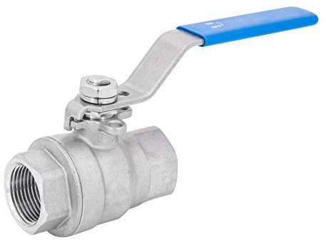 1/2 Edelstahl Kugelhahn IG x IG, Kugelventil, Absperrventil Absperrhahn für Industrie, Gewerbe und Haushalt