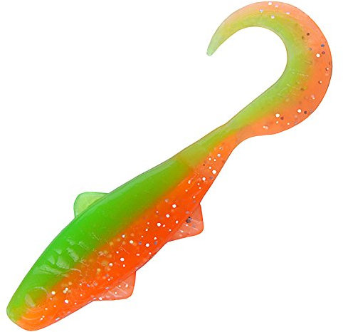 Relax Super Banjo 2 4 Stück Gummifisch Twister Barsch Kunstköder L-141 Firetiger