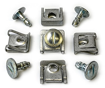 Set Befestigung Metall Unterfahrschutz Unterboden Motorschutz Clips Klammer Schrauben 10 Stück