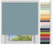 EFIXS Thermorollo Medium - 25 mm Welle - Breiten: 60-240 cm - Höhen bis 240 cm - Hier: 180 cm x 190 cm (Stoffbreite x Höhe) - graublau (3017) - Hitzeschutzrollo - Verdunklungsrollo